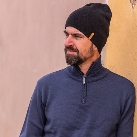 Pletená merino čepice Kama A160