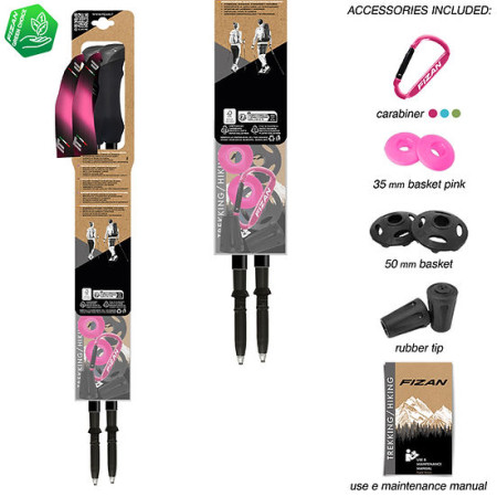 Trekové hole Fizan Compact Tech