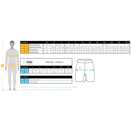 Pánské cyklistické kraťasy Kilpi Hixon M