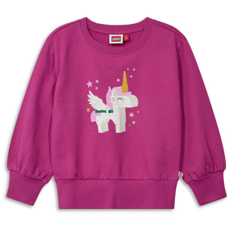Dětská mikina LEGO® Official Merchandise Lwsia 700 Fuchsia