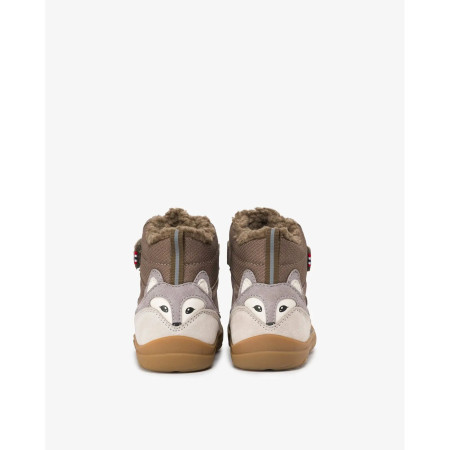 Dětské zimní boty Viking Outdoor Footwear Alv Barefoot Paw Warm WP 2V Taupe