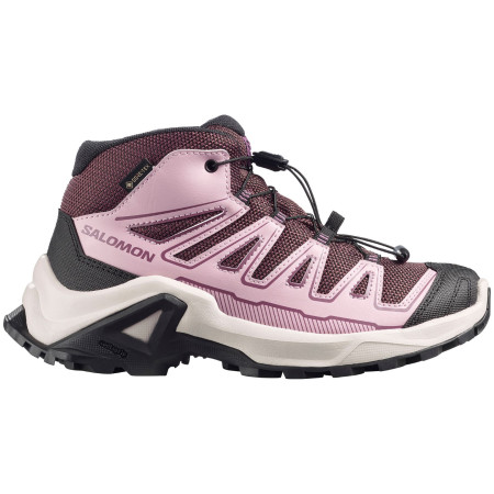 Dětské boty Salomon X Ultra Mid Gtx J Huckleberry-Dawn Pink-Concord Grape