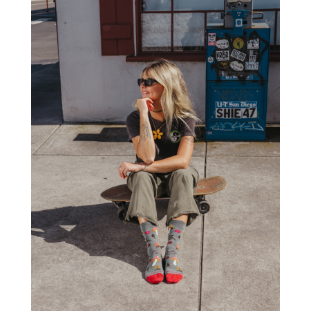 Dámské ponožky Darn Tough Shroom Bloom Crew Lightweight