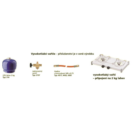 Kempingový vařič Meva Vařič Orlík typ 2319B