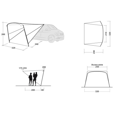 Přístřešek Outwell Touring Canopy