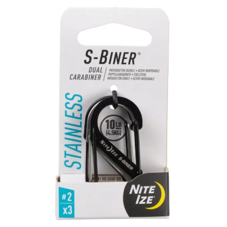 Pomocná karabina Nite Ize S-Biner Stainless Steel #3
