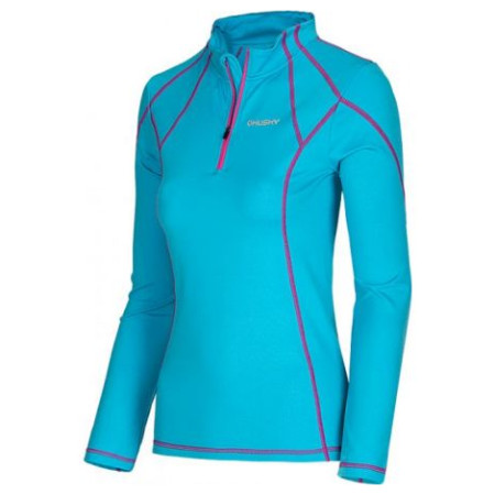 4Camping_dámské_triko_Husky_T-EB_long_sleeve_zip_L_modrá