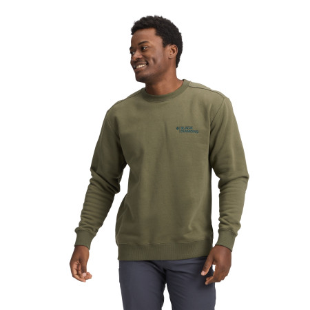 Pánská mikina Black Diamond M Mini Stacked Crewneck