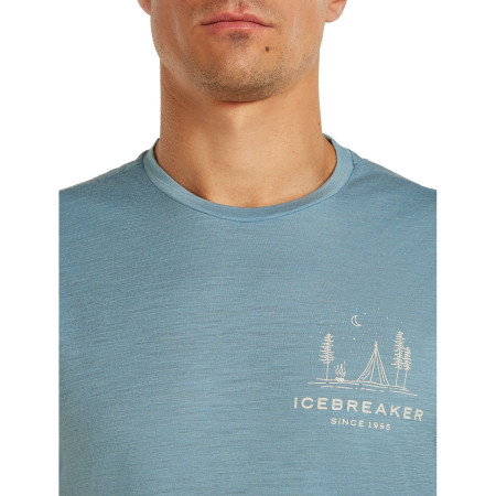 Pánské triko Icebreaker Men Merino 150 Tech Lite SS Tee Peaceful Pass