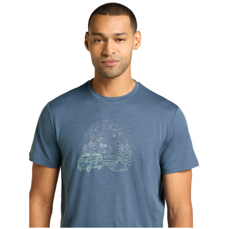 Pánské funkční triko Icebreaker M Mer 150 Tech Lite III SS Tee Van Camp