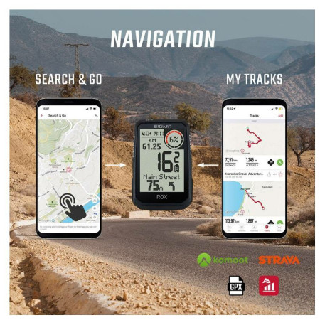 Cyklocomputer Sigma Rox 4.0 Endurance HR set