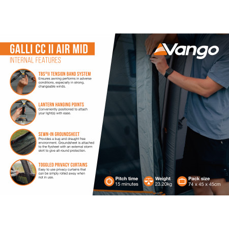 Předstan Vango Galli CC II Air Mid