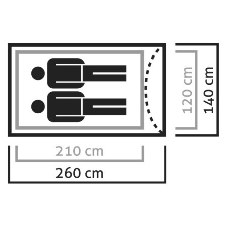 Stan Salewa Litetrek Pro II Tent