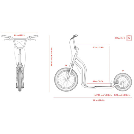 Koloběžka Yedoo City RunRun