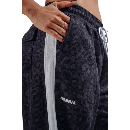 Dámské tepláky Nebbia Baggy Leopard Sweatpants Primal