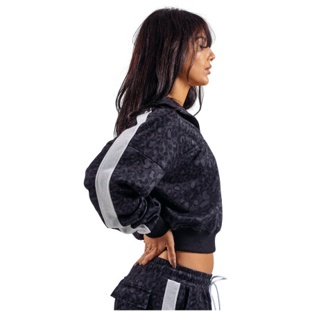 Dámská mikina Nebbia Half-Zip Leopard Sweatshirt Primal