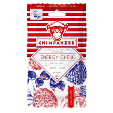 Želé bonbony Chimpanzee Energy Chews Forest Fruit