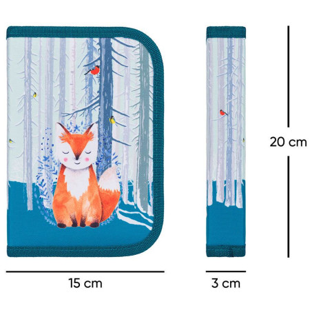 Školní penál Baagl Klasik (dvě chlopně)