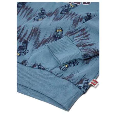 Dětská mikina LEGO® Official Merchandise Lwsian 713 Dusty blue