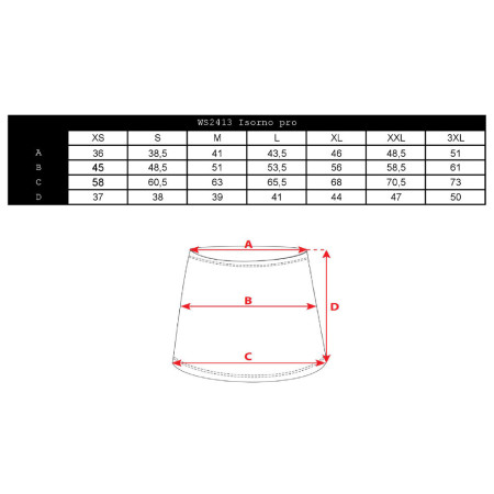 Dámská cyklistická sukně Silvini Isorno Pro