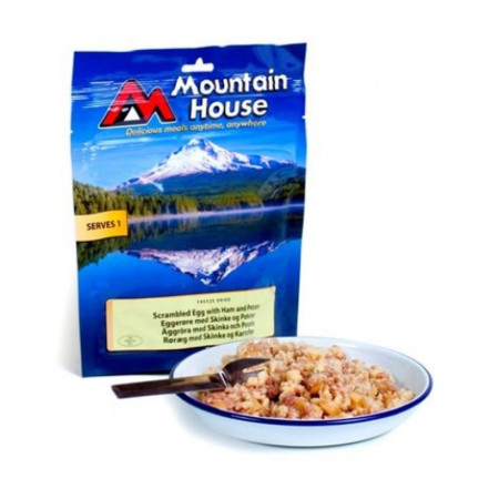 Jídlo Mountain House Míchaná vejce se šunkou a bram. 166 g