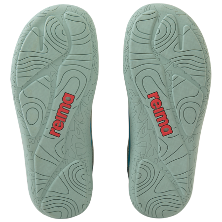 Dětské barefoot boty Reima Tallustelu Stone Green
