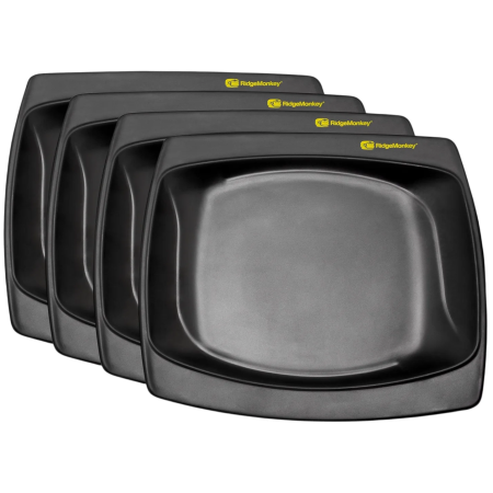 Sada talířů Ridge Monkey DLX Standard Plate Four Pack