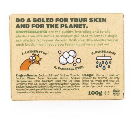 Sprchový gel Totally Solid Solid Shower Gel EO Range - Sweet Orange & Bergamot