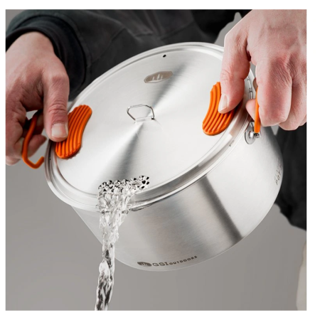 Sada nádobí GSI Outdoors Glacier Stainless Base Camper Medium