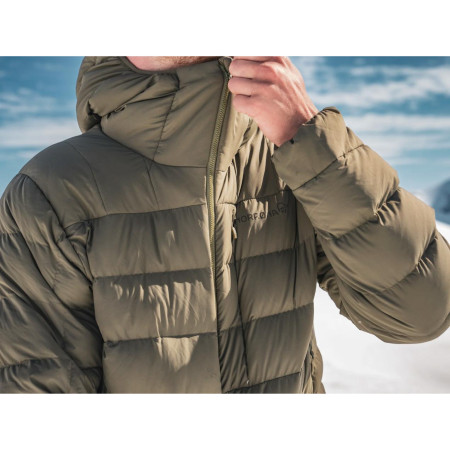 Pánská péřová bunda Norrona femund down700 Zip Hood