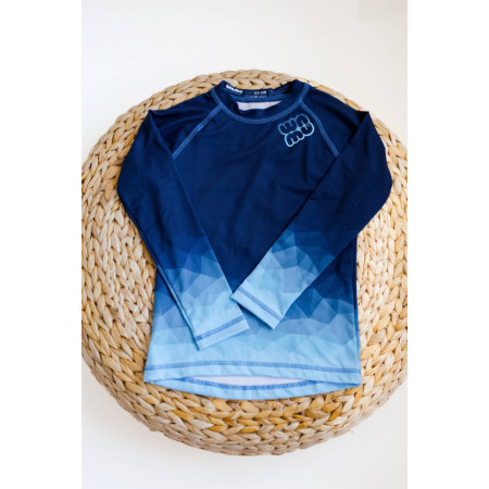 Dětské funkční triko WAMU Mozaika dark blue