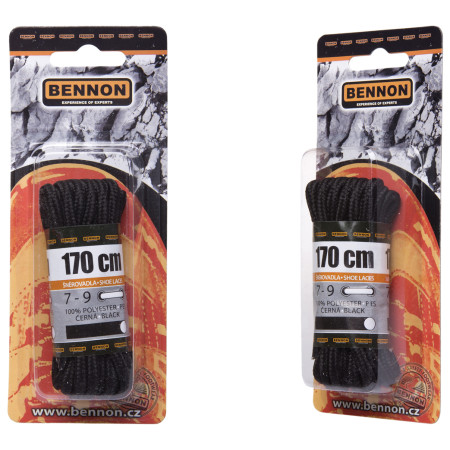 Tkaničky do bot Bennon Laces Black Box 170 cm