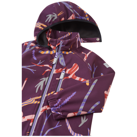 Dětská softshellová bunda Reima Vantti Deep Purple