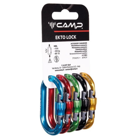 Sada karabin Camp Rack Pack Ekto Lock - 5 Pcs