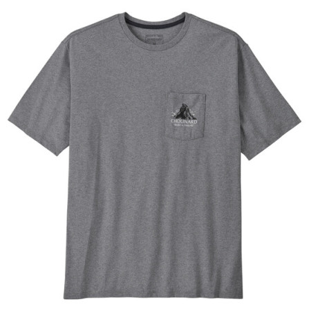 Pánské triko Patagonia M's Chouinard Crest Pocket Responsibili-Tee