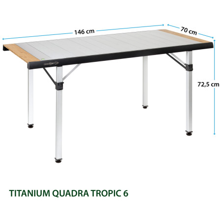 Stůl Brunner Quadra Tropic Adjustar 6