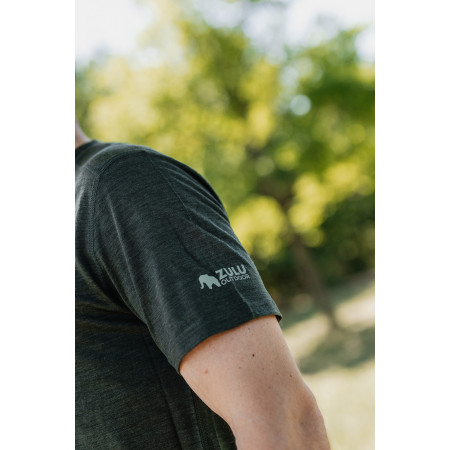 Pánské triko Zulu Merino Fire 160 Short Comfy