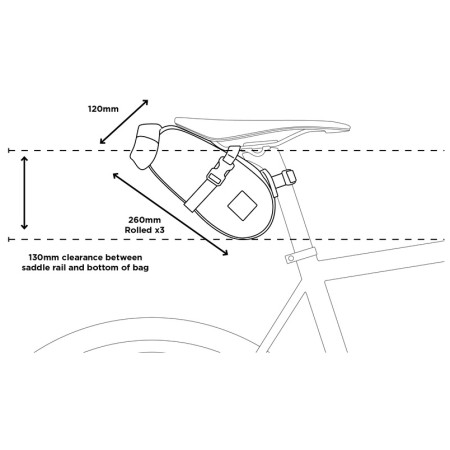 Podsedlová brašna Restrap Saddle Pack 2.5l