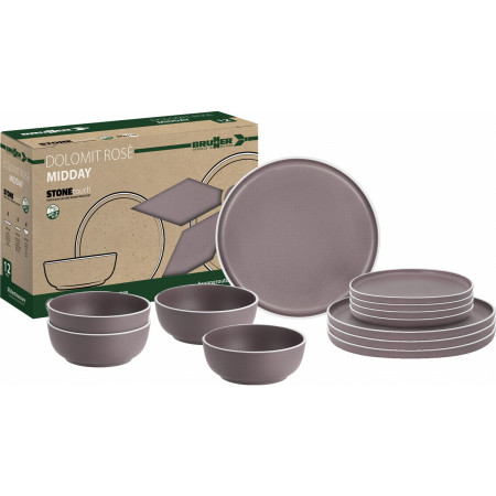 Sada nádobí Brunner Midday Dolomit rose