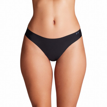Dámské kalhotky Under Armour Pure Stretch No Show Thong - Solid 3Pk