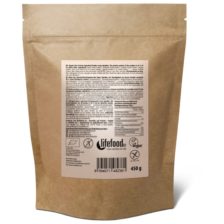 Proteinový prášek Lifefood PROTEIN BIO RAW kakaový 450g