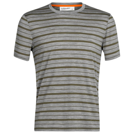 Pánské triko Icebreaker Mens Wave SS Tee Stripe
