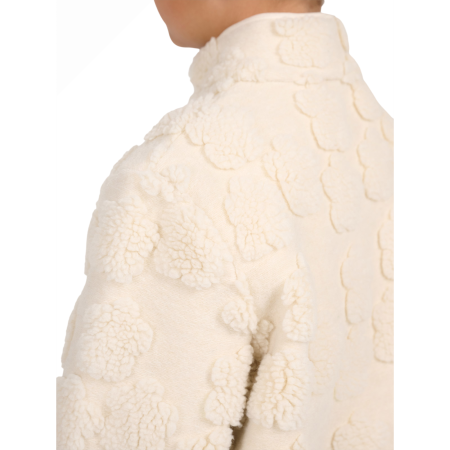 Dětská mikina 4F Fleece F494 Off White