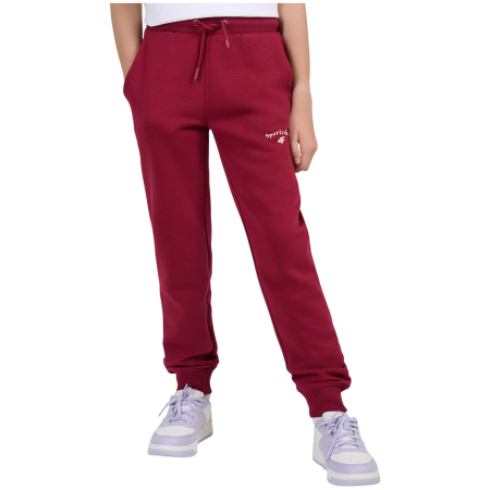 Dětské tepláky 4F Trousers Cas F1777 Burgundy