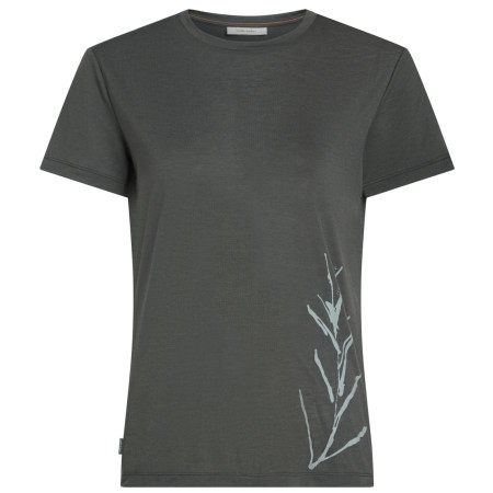 4camping.cz - Dámské funkční triko Icebreaker Merino Blend Core SS Tee Panax - L / šedá