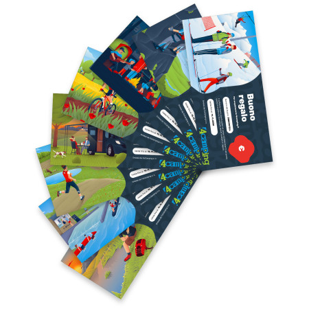 Voucher 4camping Elektronický dárkový poukaz IT