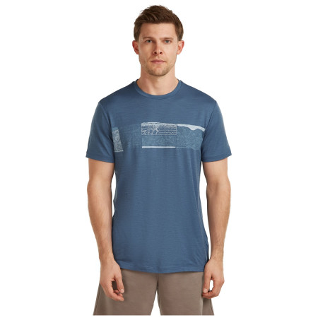 Pánské triko Icebreaker Men Merino 150 Tech Lite SS Tee Elevation Line