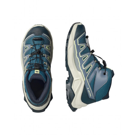 Dětské boty Salomon X Ultra Mid Gtx J Grisaille-Spellbound-Butterfly
