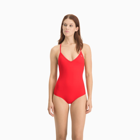 Dámské plavky Puma V-neck Padded Swimsuit