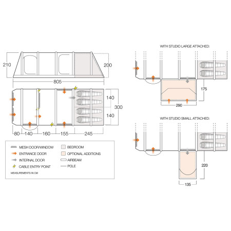Nafukovací stan Vango Anantara IV Air 450XL